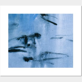 Abstract Oil Painting Classic Blue 12c23 Posters and Art